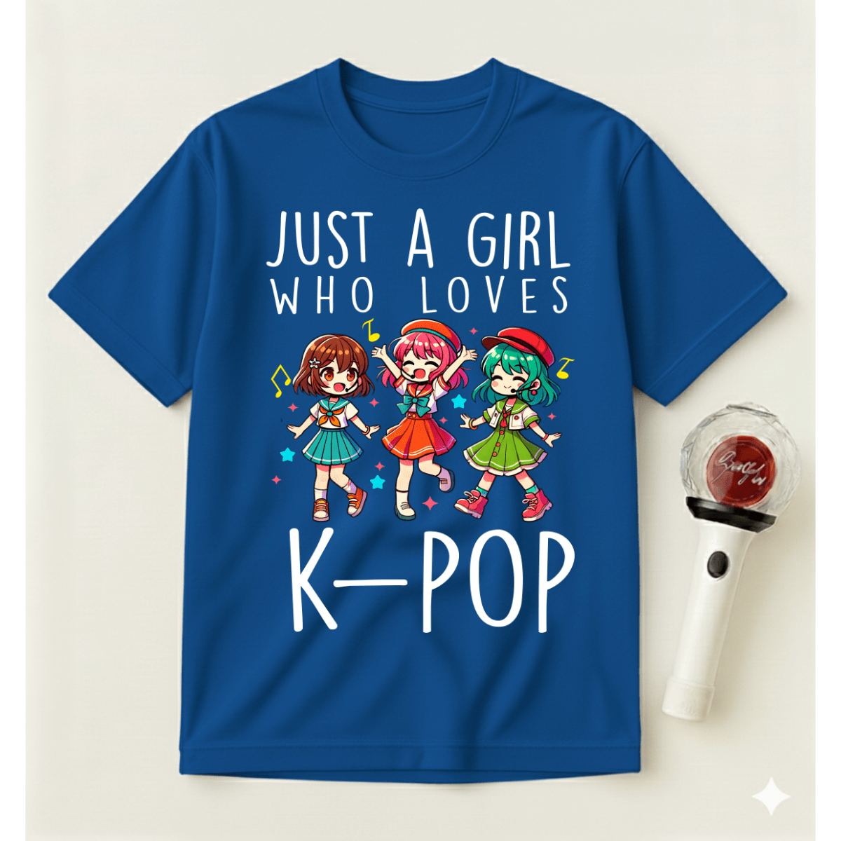 JUST A GIRL WHO LOVES K-POP T-SHIRT