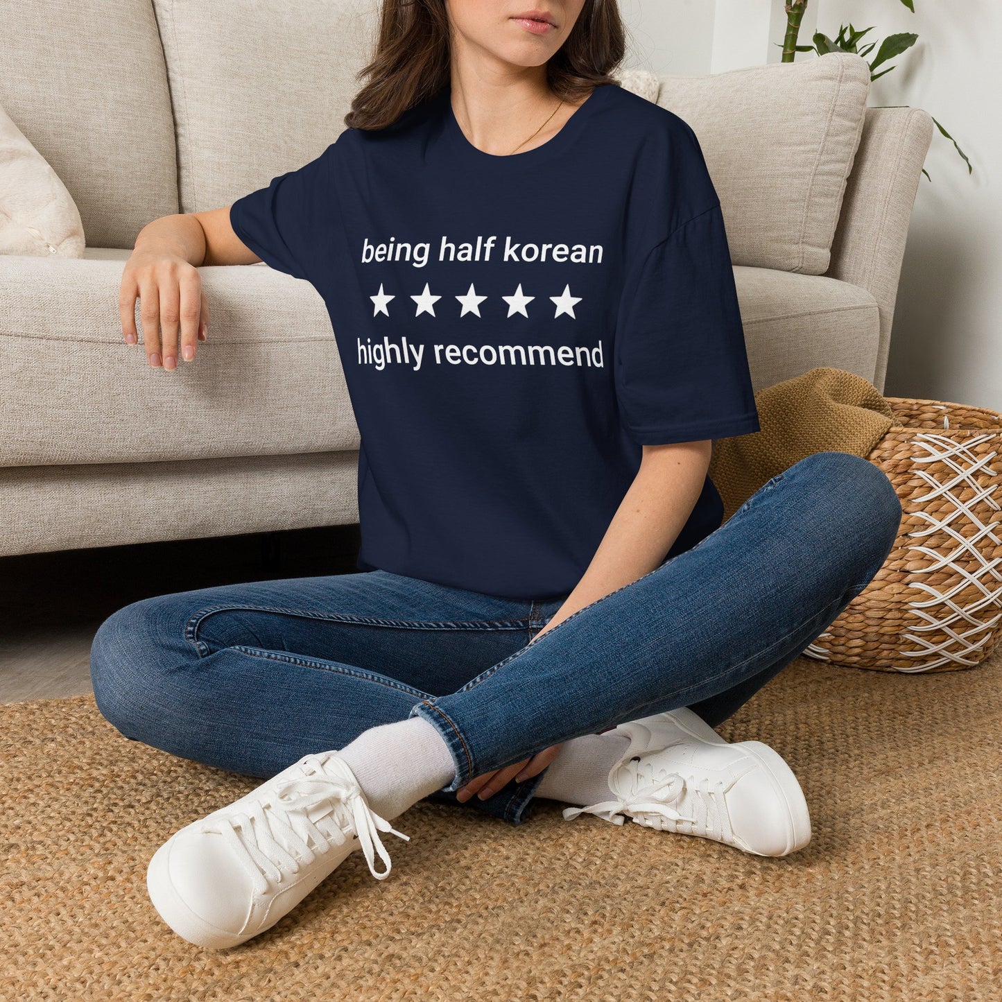 BEING HALF KOREAN T-SHIRT