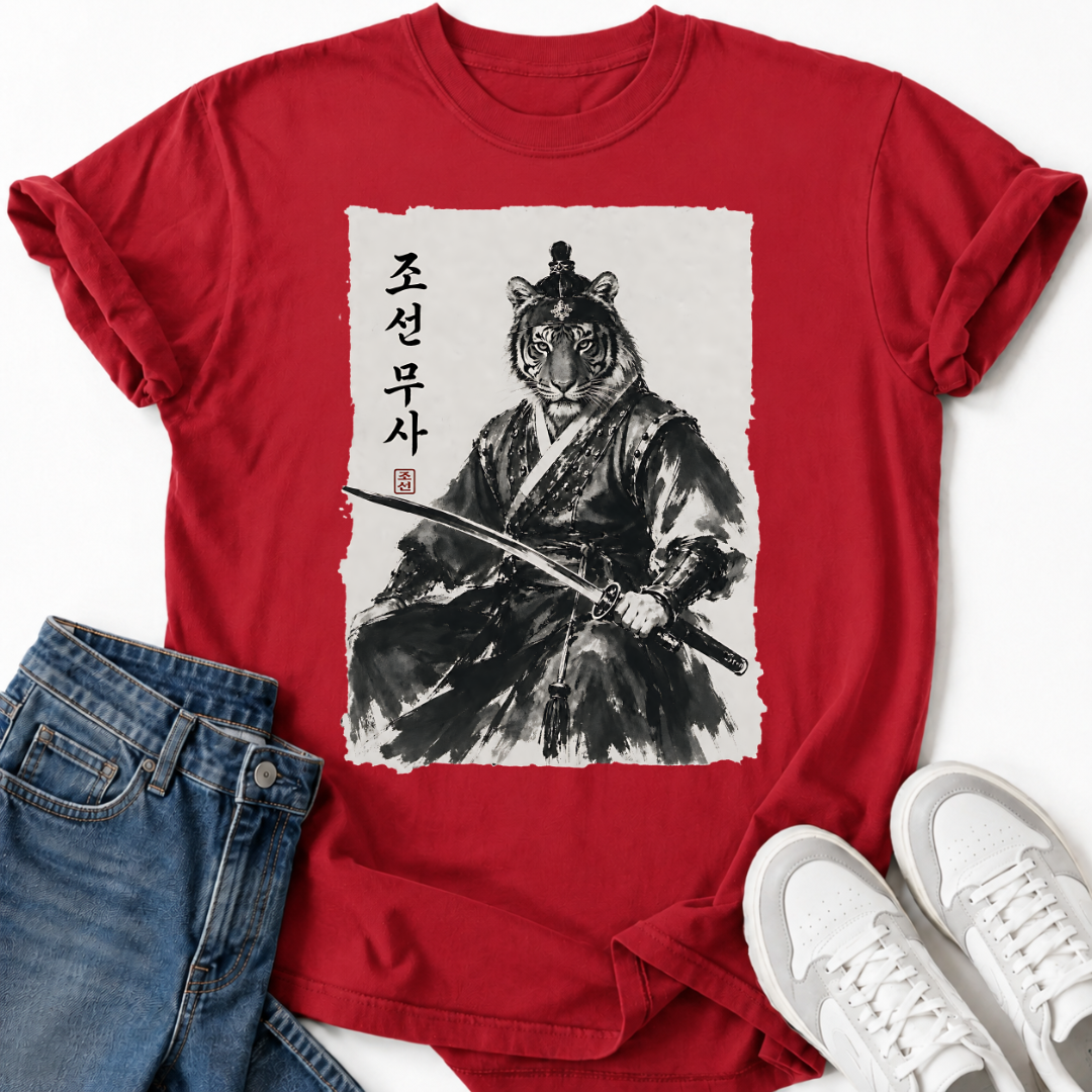 KOREAN TIGER WARRIOR T-SHIRT