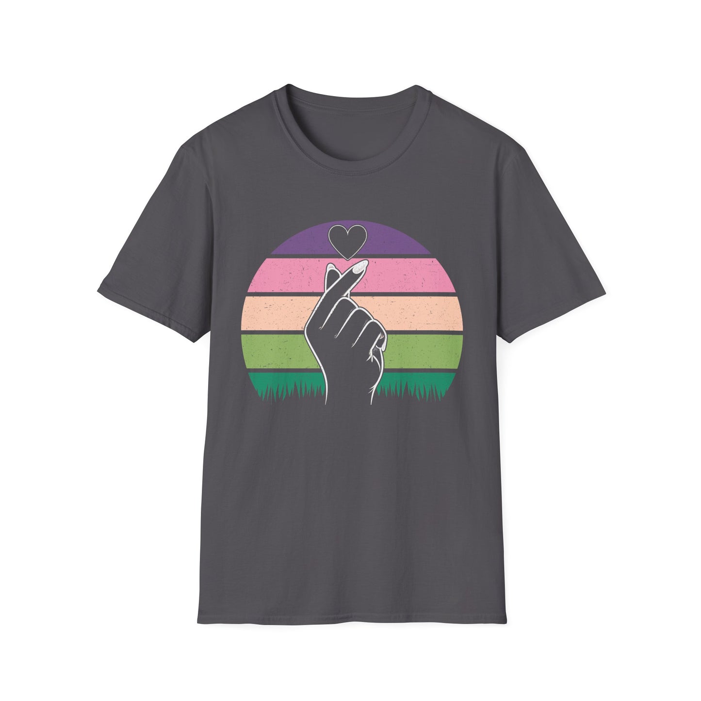 Hand Heart Unisex Softstyle T-Shirt - Love Vibes for Every Occasion