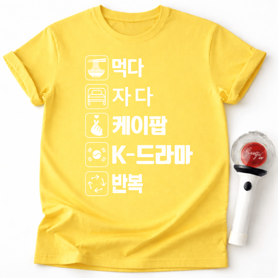 EAT SLEEP KPOP REPEAT T-SHIRT