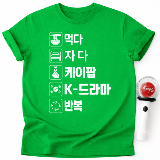 EAT SLEEP KPOP REPEAT T-SHIRT