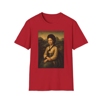 Portrait Tee — Vintage Asian Woman Oil Painting Graphic T-Shirt