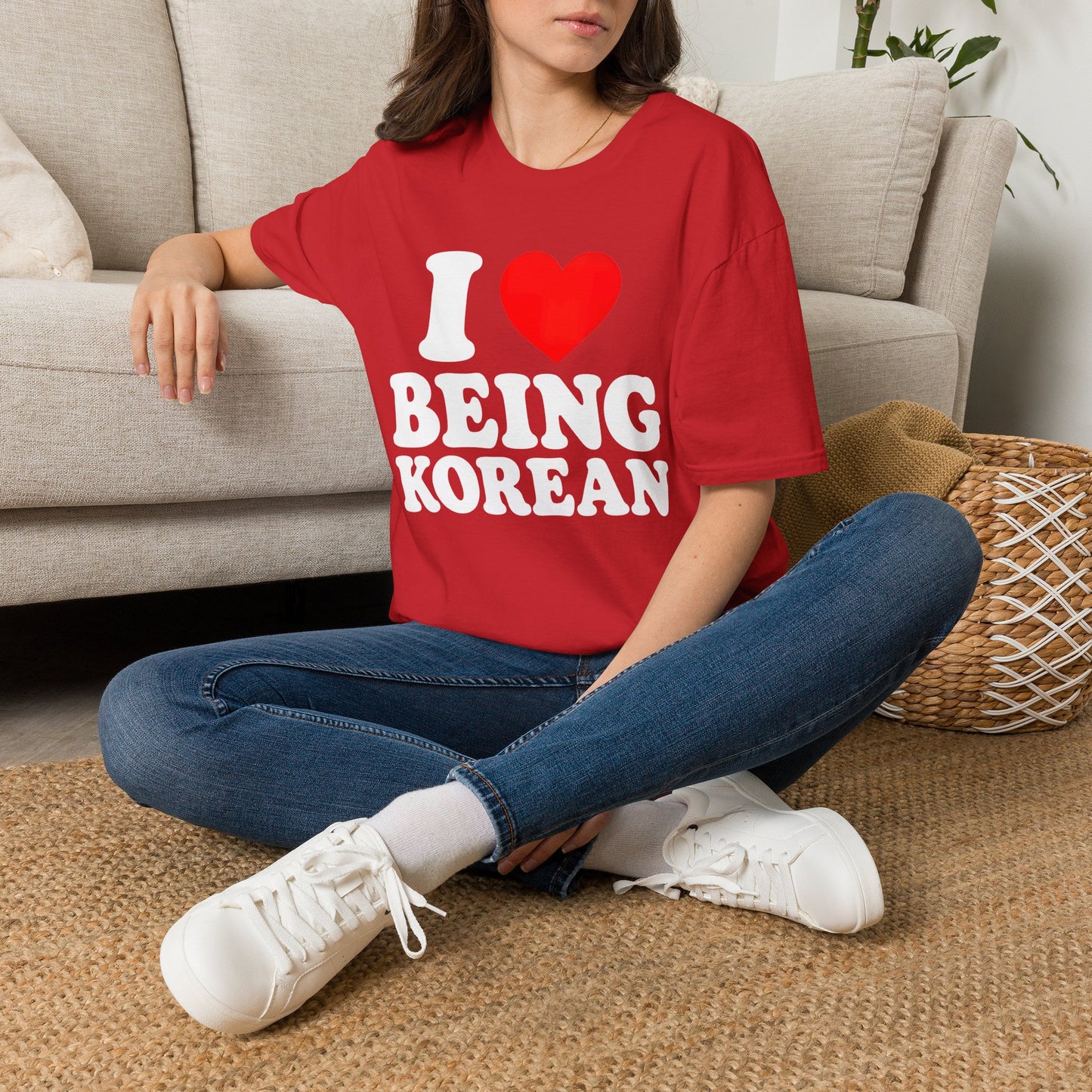 I Love Being Korean T-Shirt — Korean Pride Graphic Tee