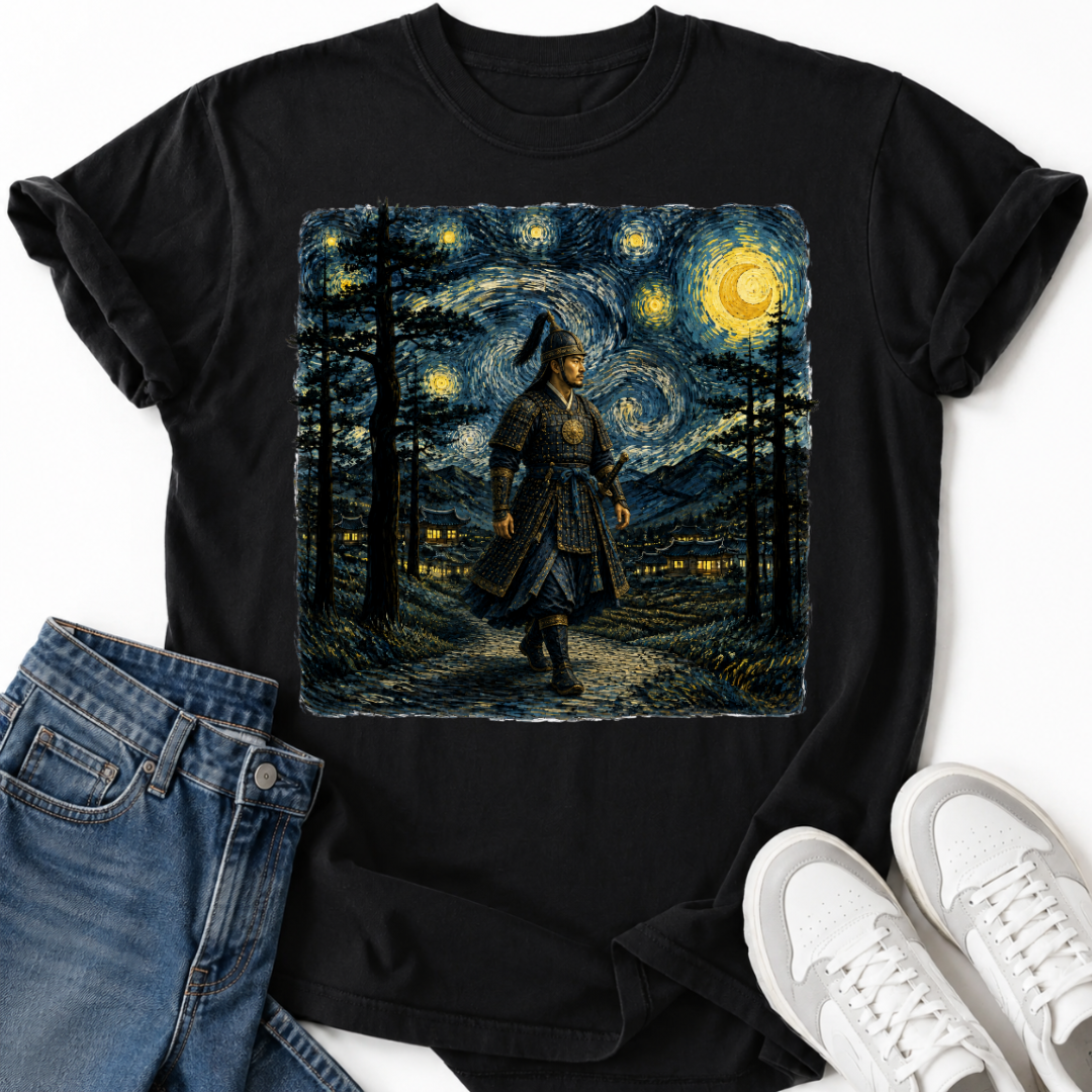 JOSEON WARRIOR STARRY NIGHT T-SHIRT