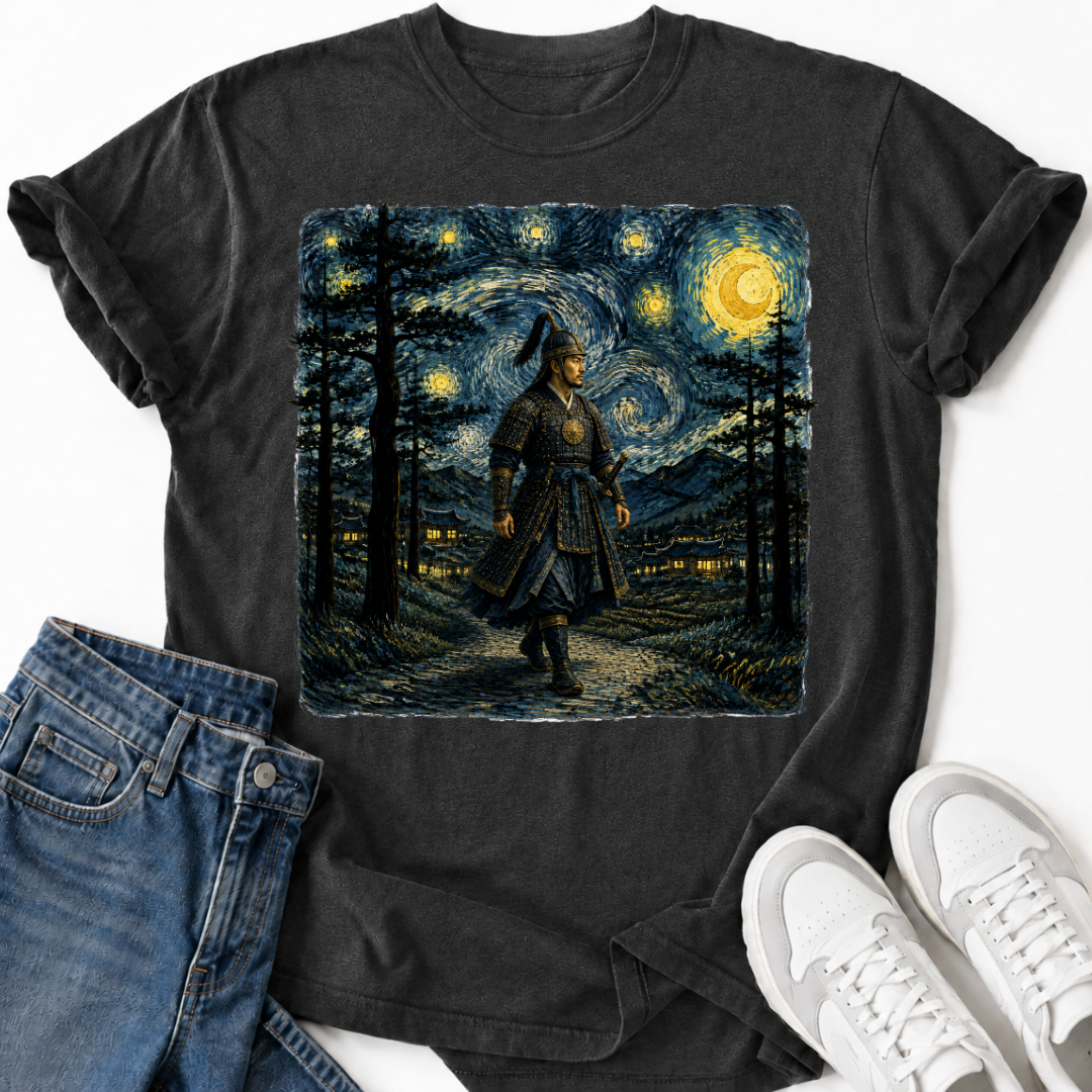 JOSEON WARRIOR STARRY NIGHT T-SHIRT