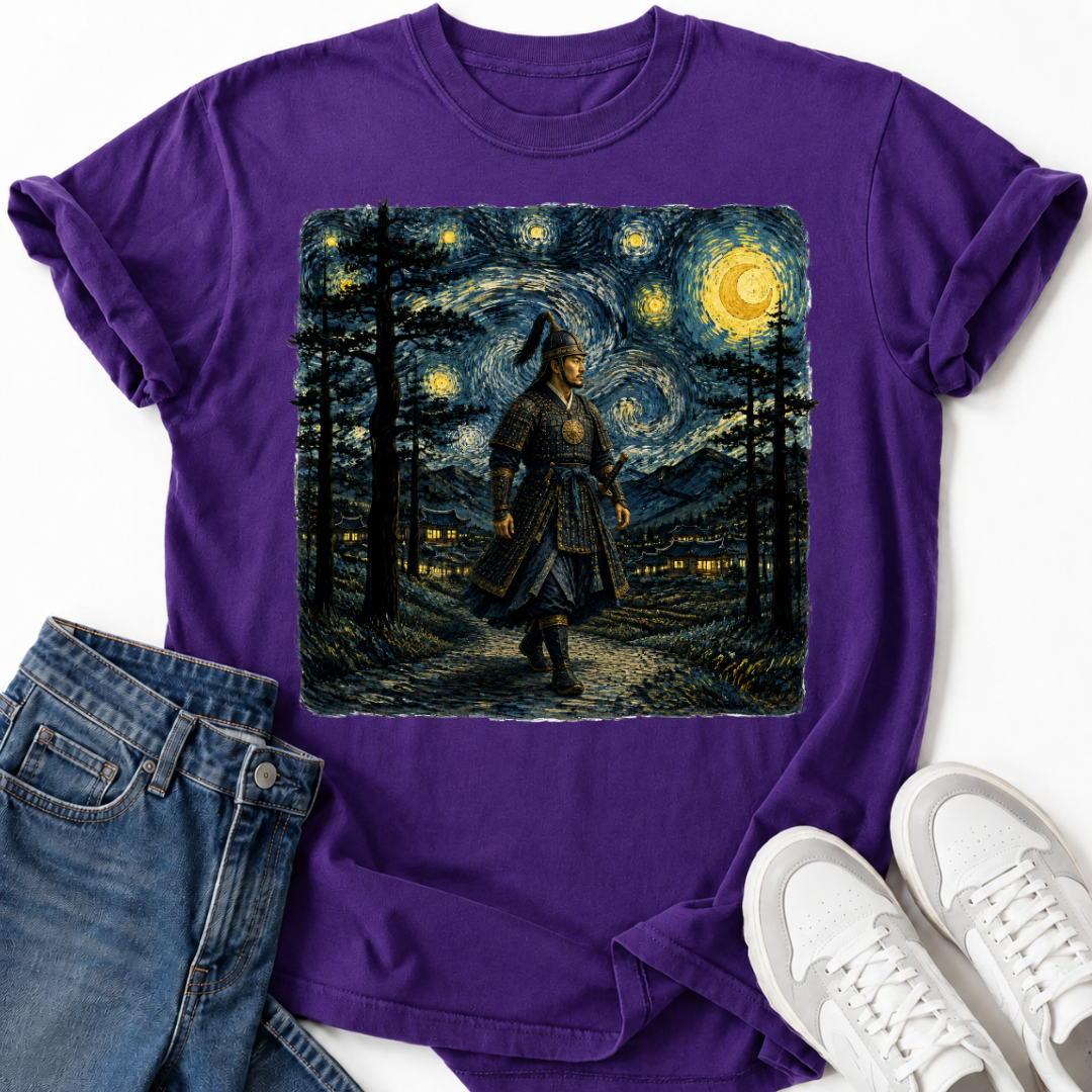 JOSEON WARRIOR STARRY NIGHT T-SHIRT