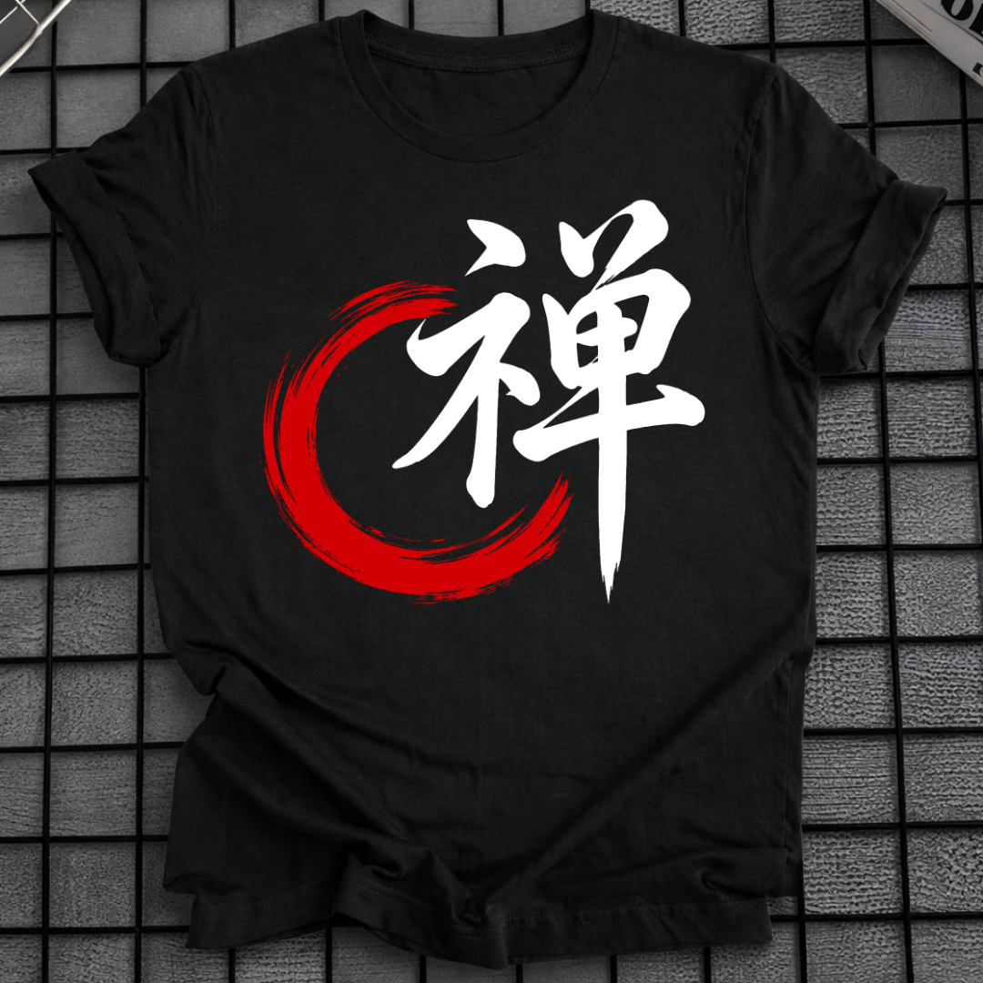 KANJI RED ENSO T-SHIRT