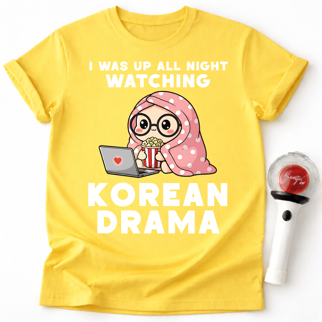K-DRAMA SCHAUEN POPCORN T-SHIRT