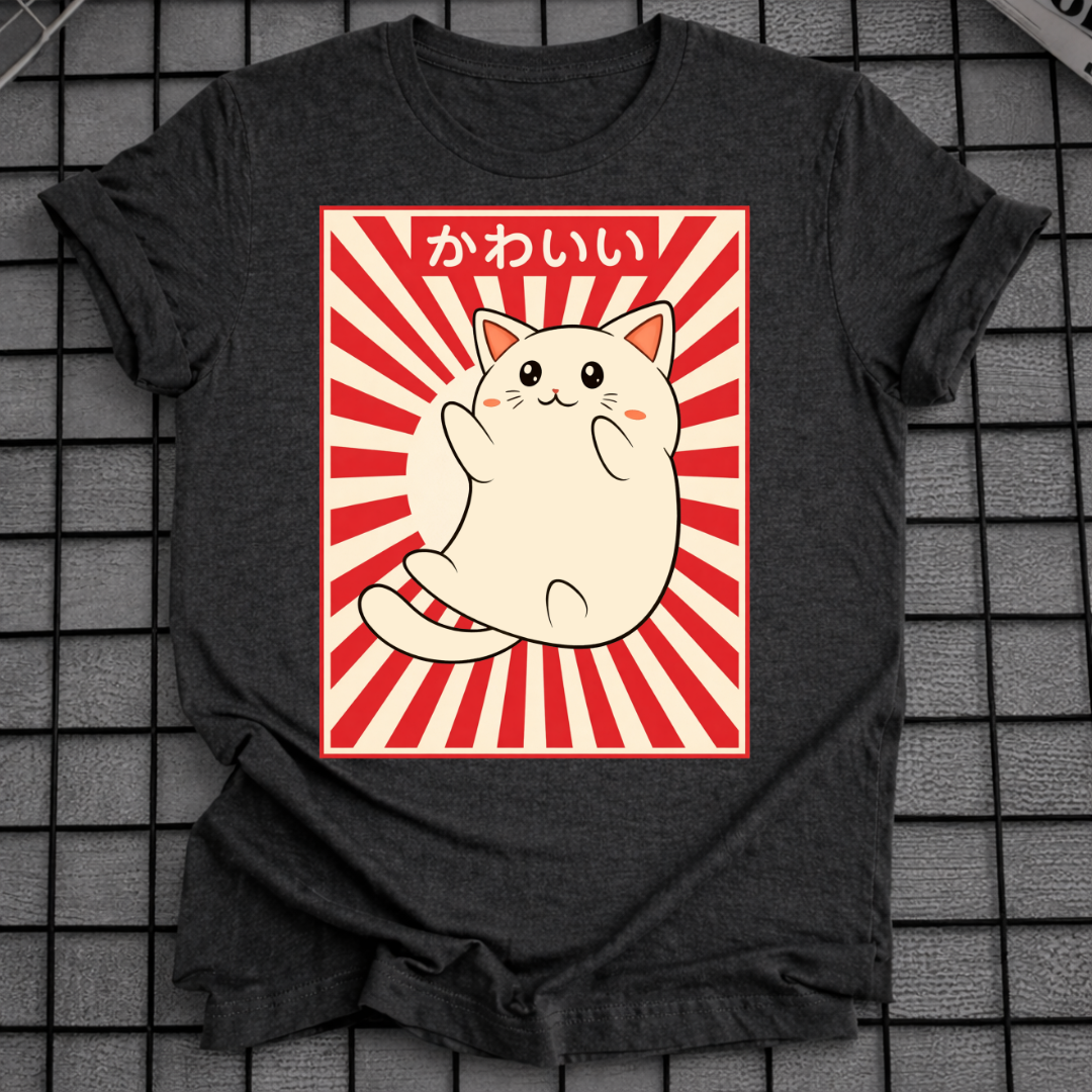 JAPANISCHES GLÜCKSKATZEN-T-SHIRT