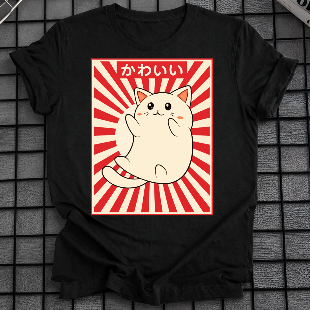 JAPANISCHES GLÜCKSKATZEN-T-SHIRT