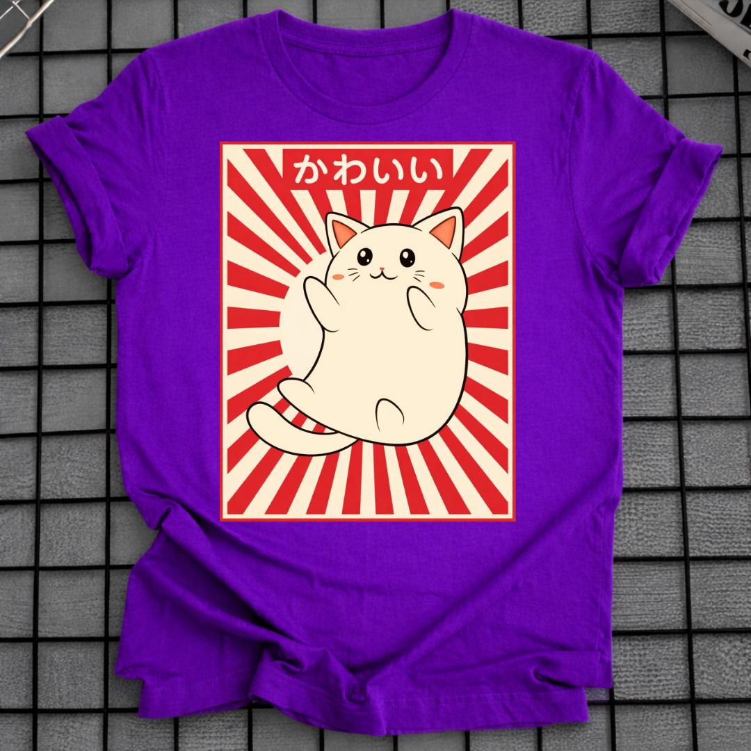JAPANISCHES GLÜCKSKATZEN-T-SHIRT