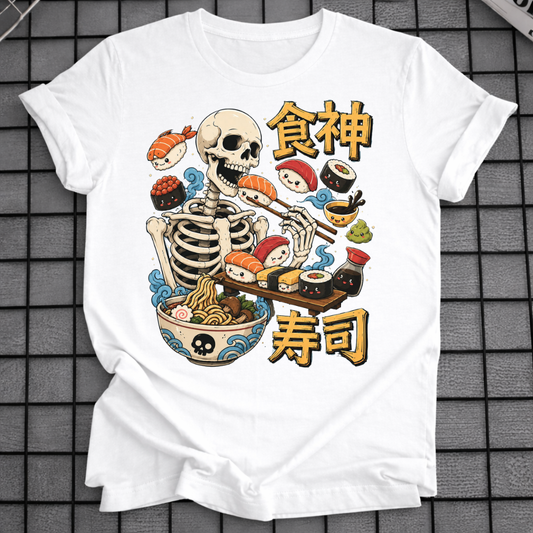 SKELETT ISST SUSHI T-SHIRT