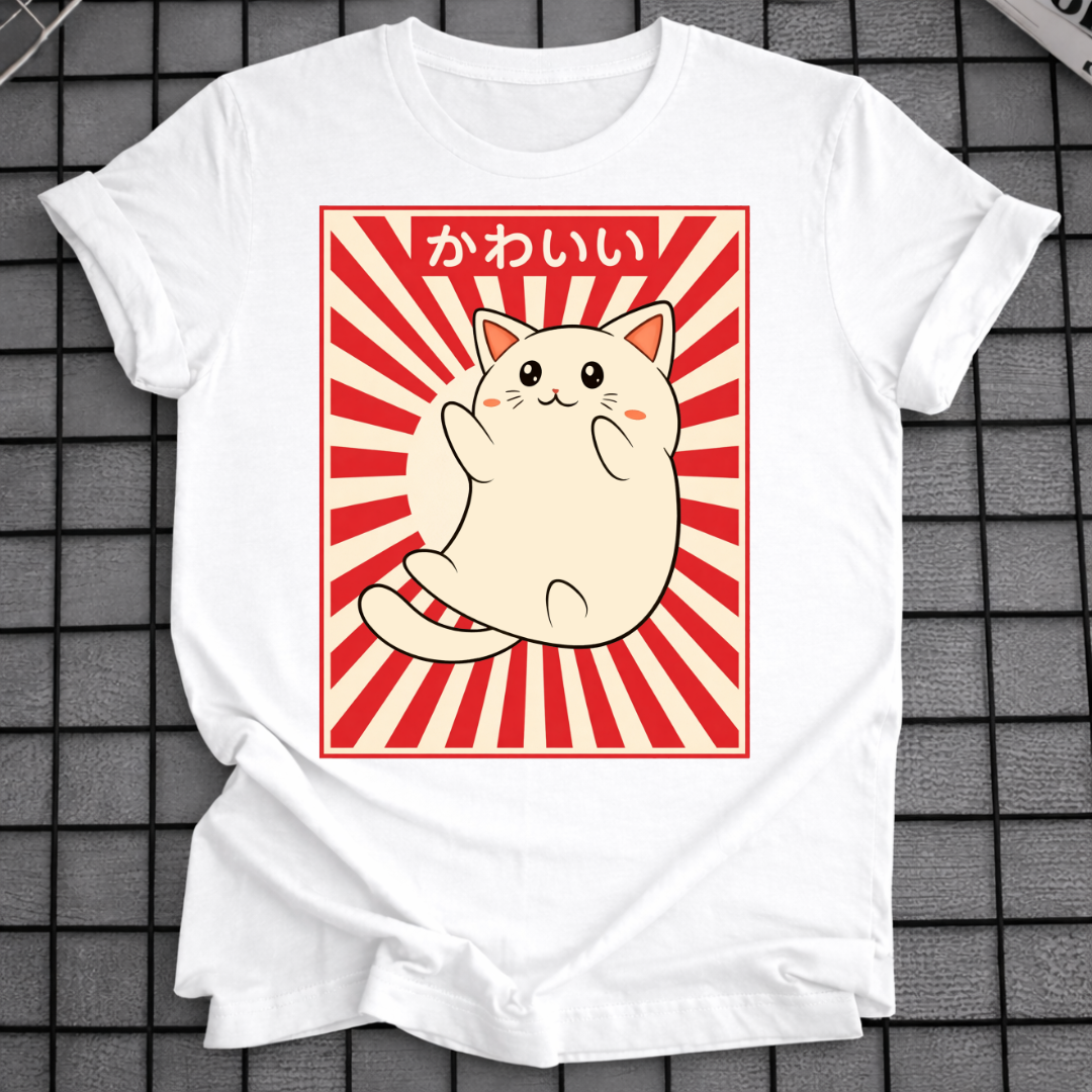 JAPANISCHES GLÜCKSKATZEN-T-SHIRT