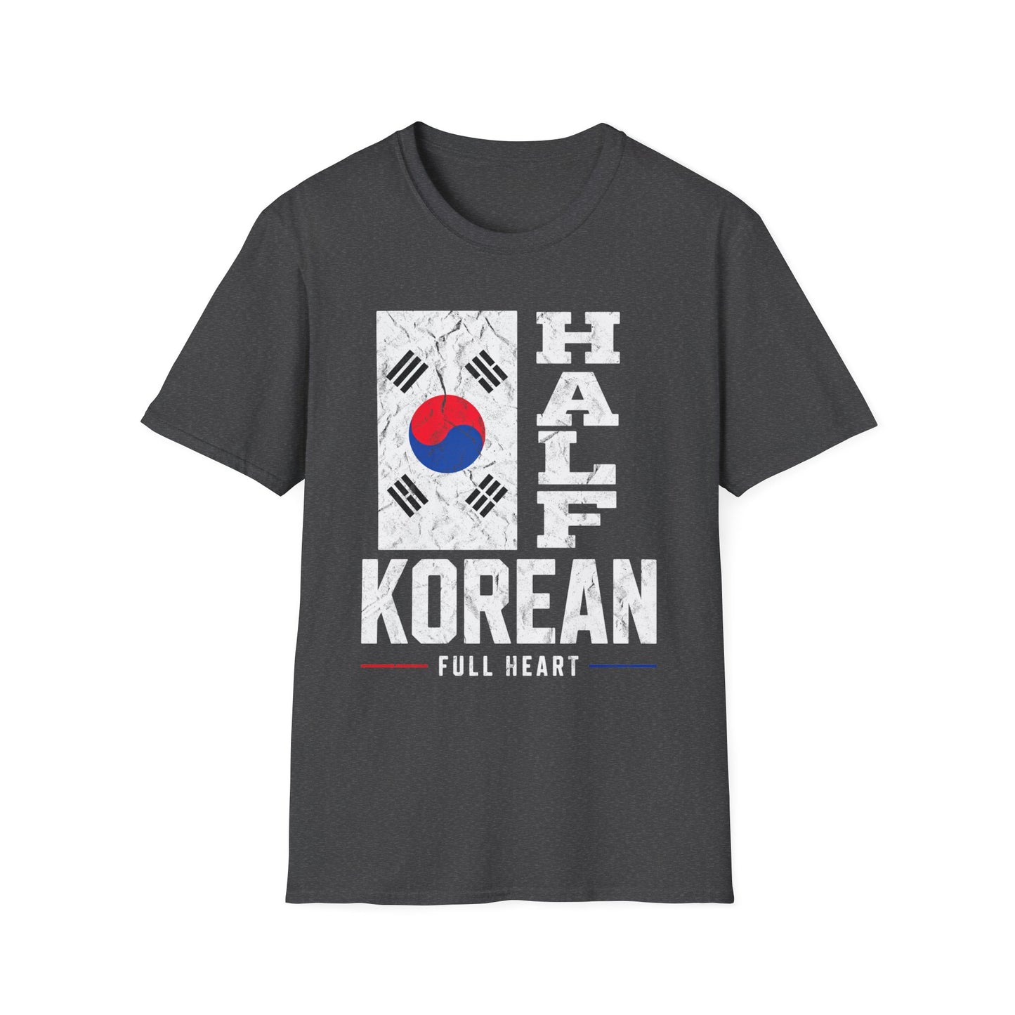 Half Korean T-Shirt — Korean Flag Heritage Pride Tee