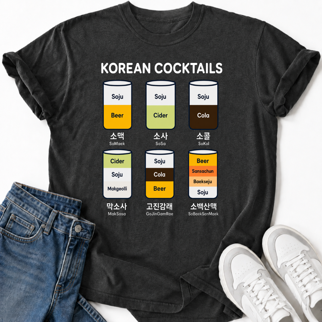 KOREAN COCKTAILS T-SHIRT