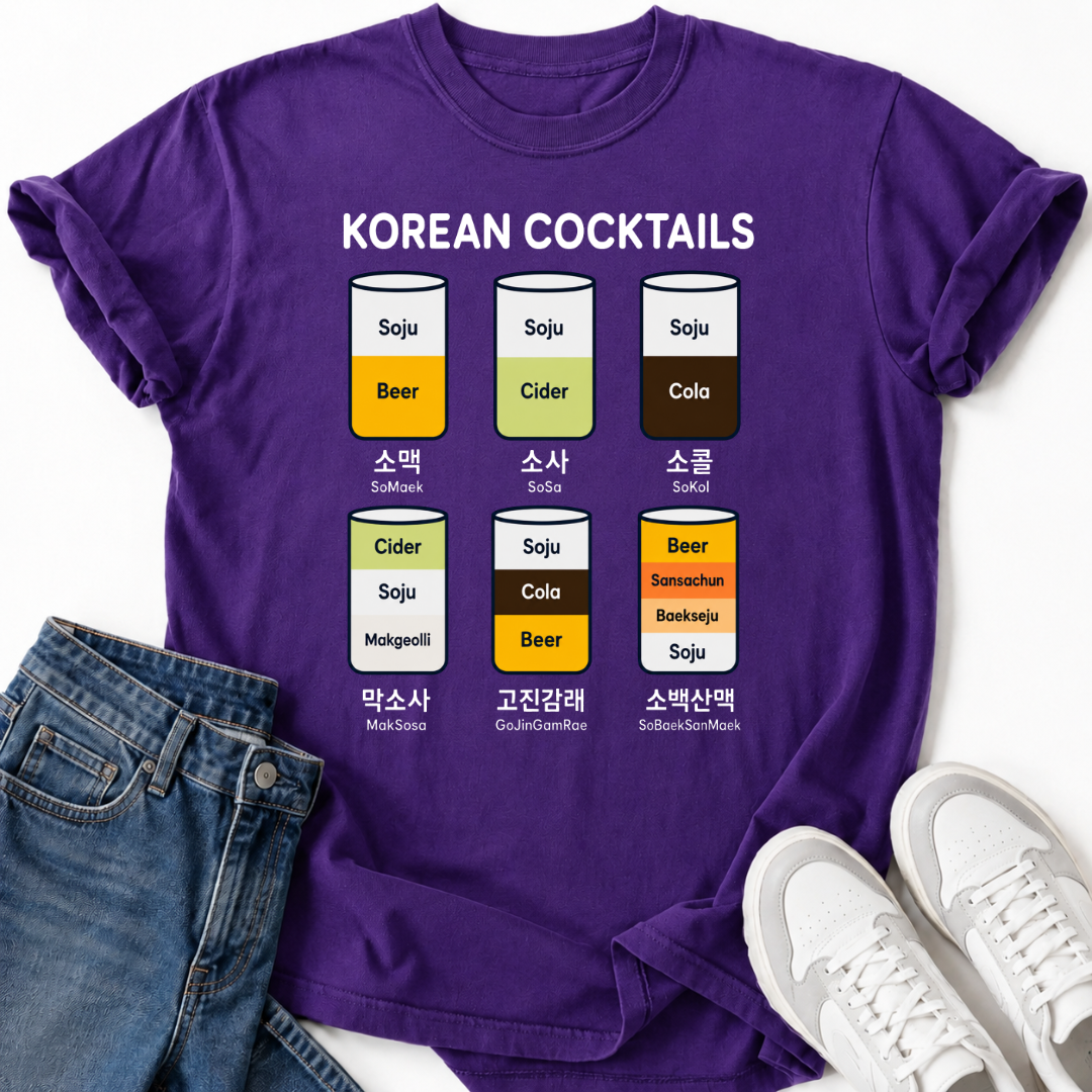 KOREAN COCKTAILS T-SHIRT