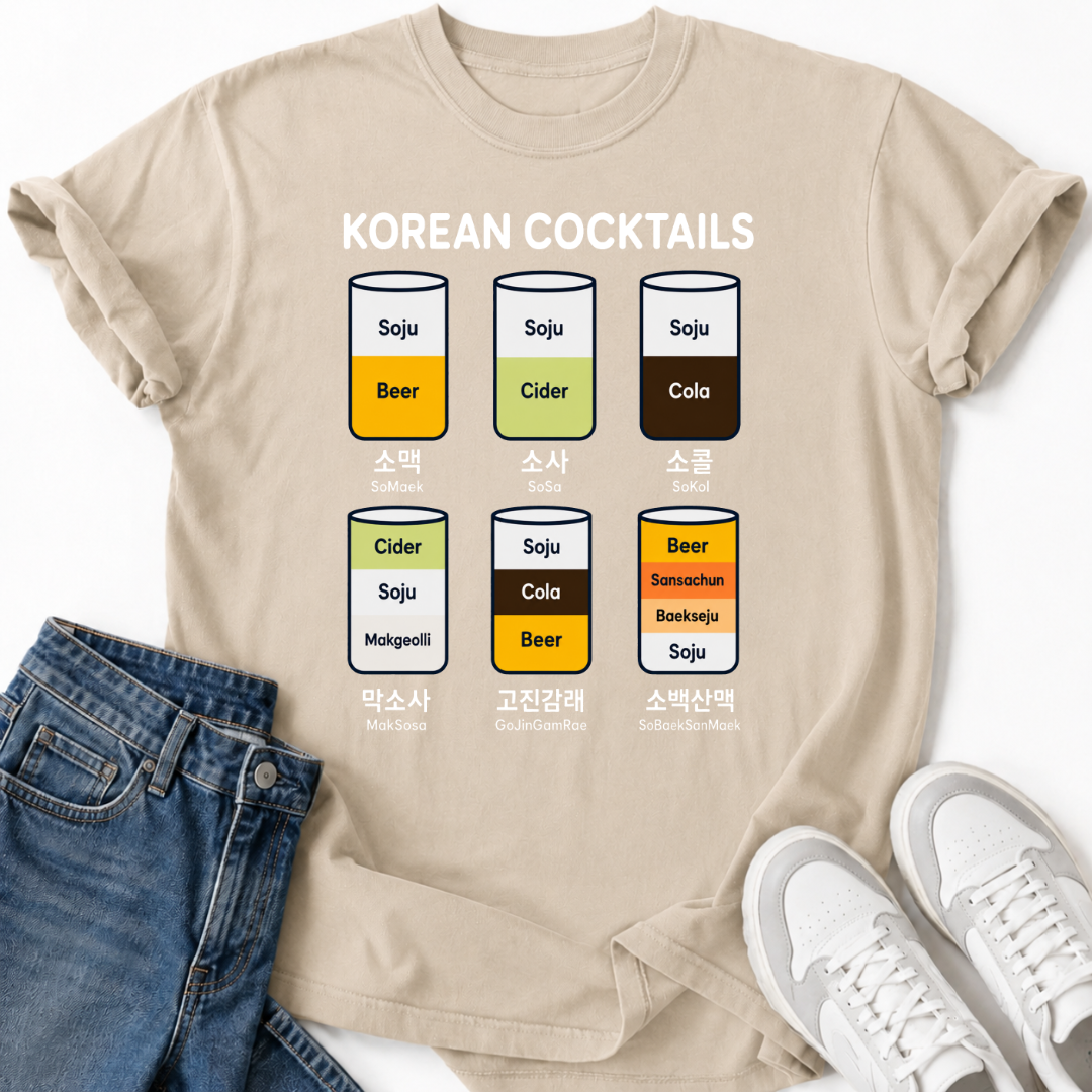 KOREAN COCKTAILS T-SHIRT
