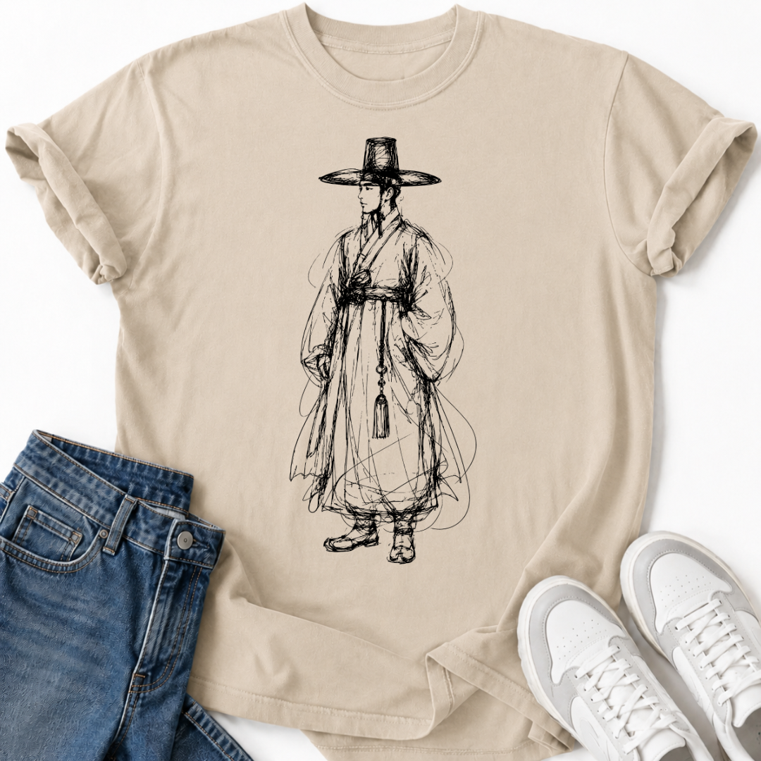 SKETCH HANBOK FIGURE T-SHIRT