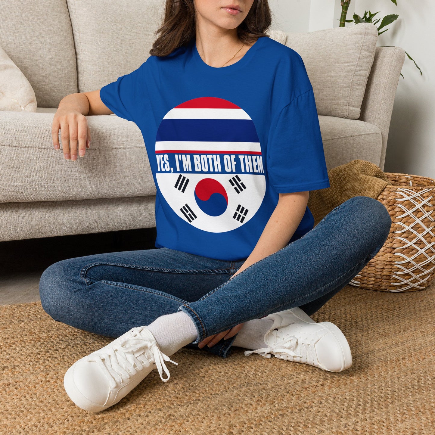 T-Shirt — Yes, I'm Both of Them (Korean-Thai Pride)