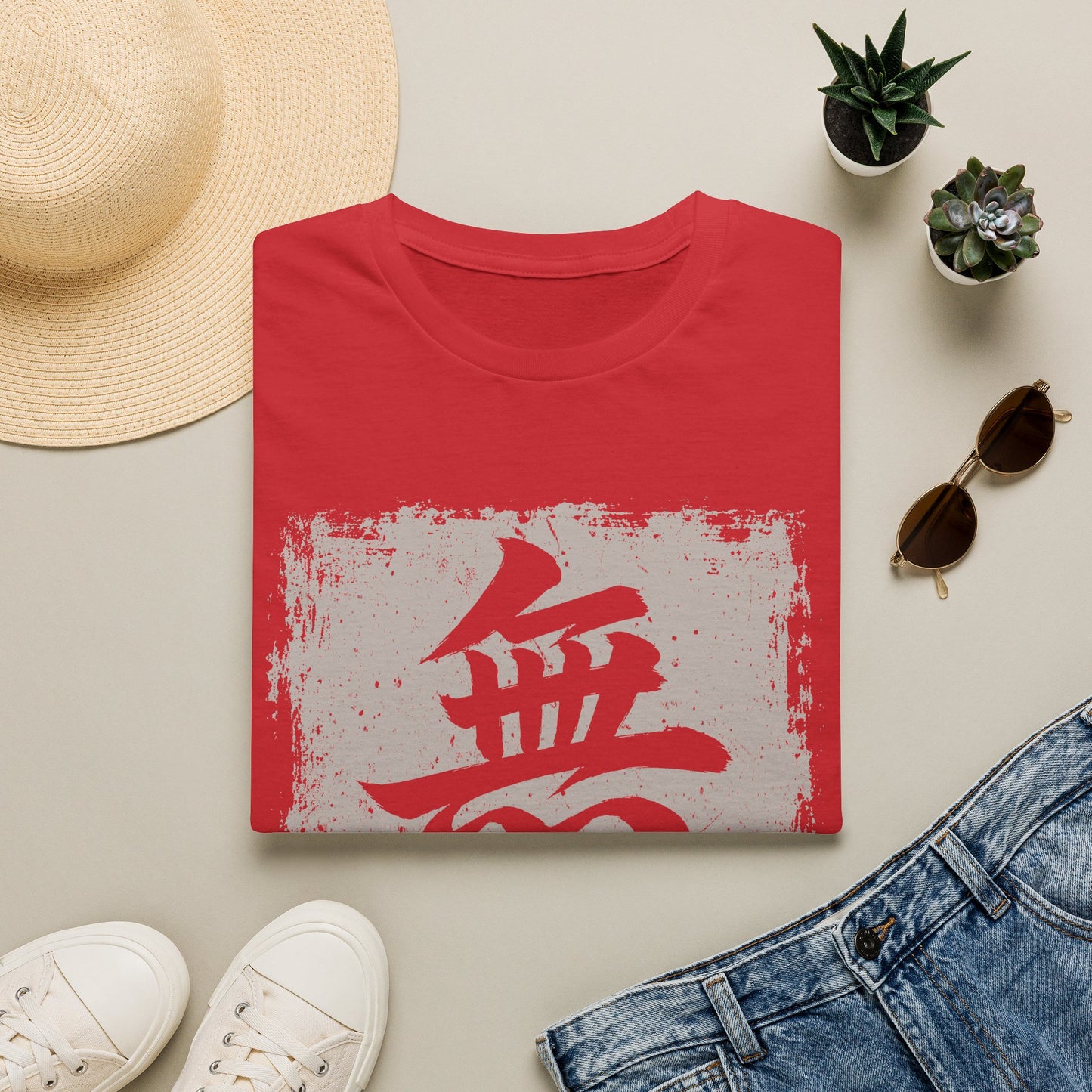Zen Calligraphy T‑Shirt — 'Mu' Japanese No/Nothing Graphic Tee