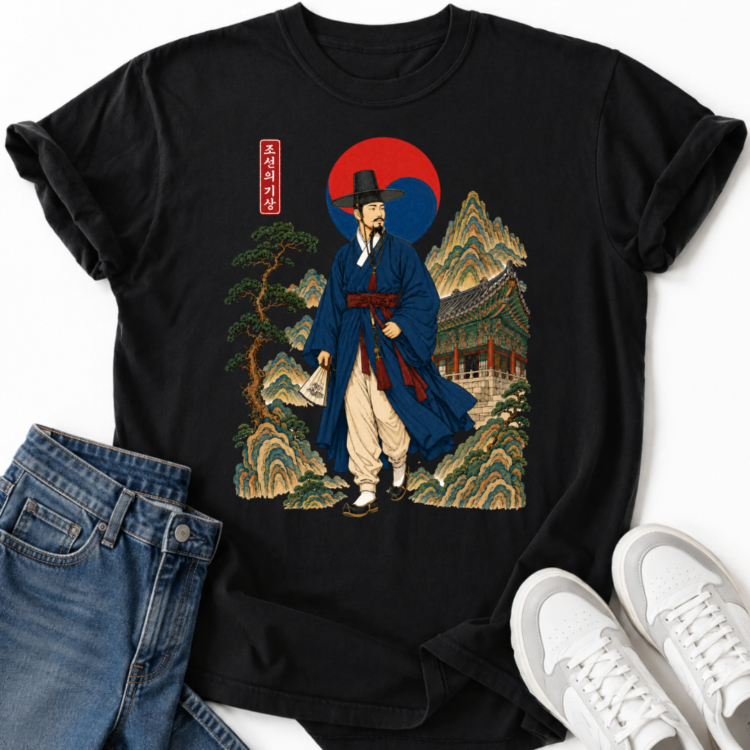 KOREAN HANBOK SCHOLAR T-SHIRT