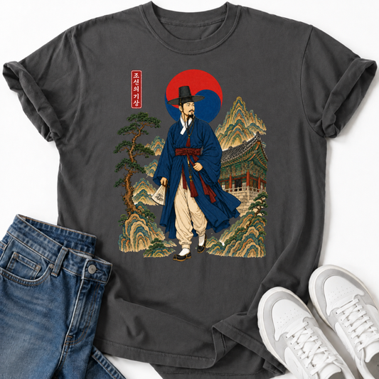 KOREAN HANBOK SCHOLAR T-SHIRT