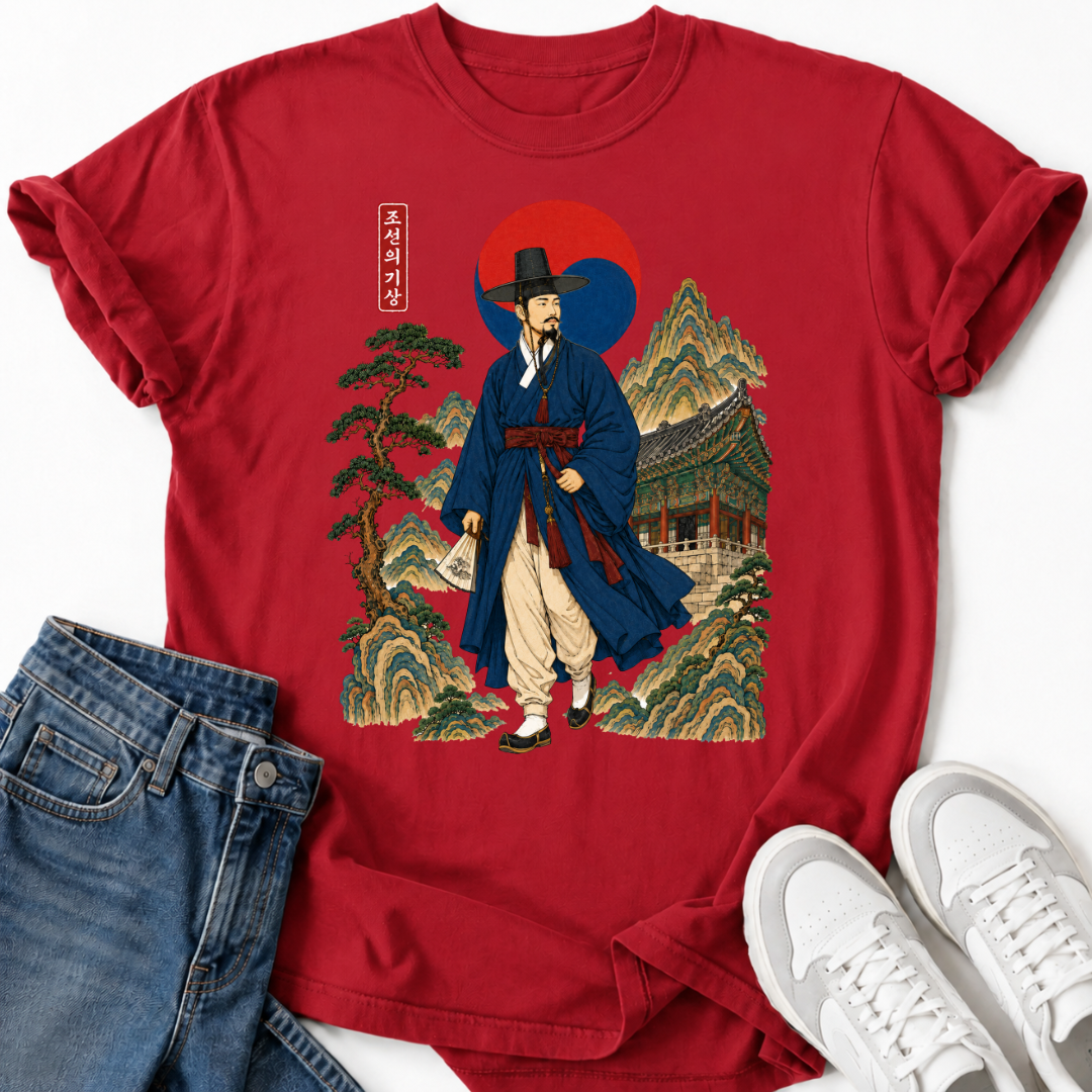 KOREAN HANBOK SCHOLAR T-SHIRT