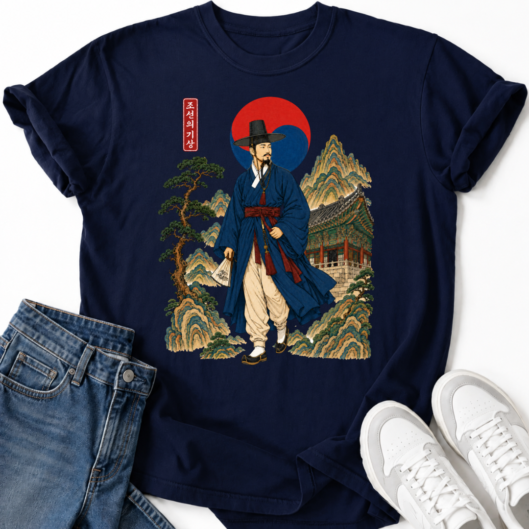 KOREAN HANBOK SCHOLAR T-SHIRT