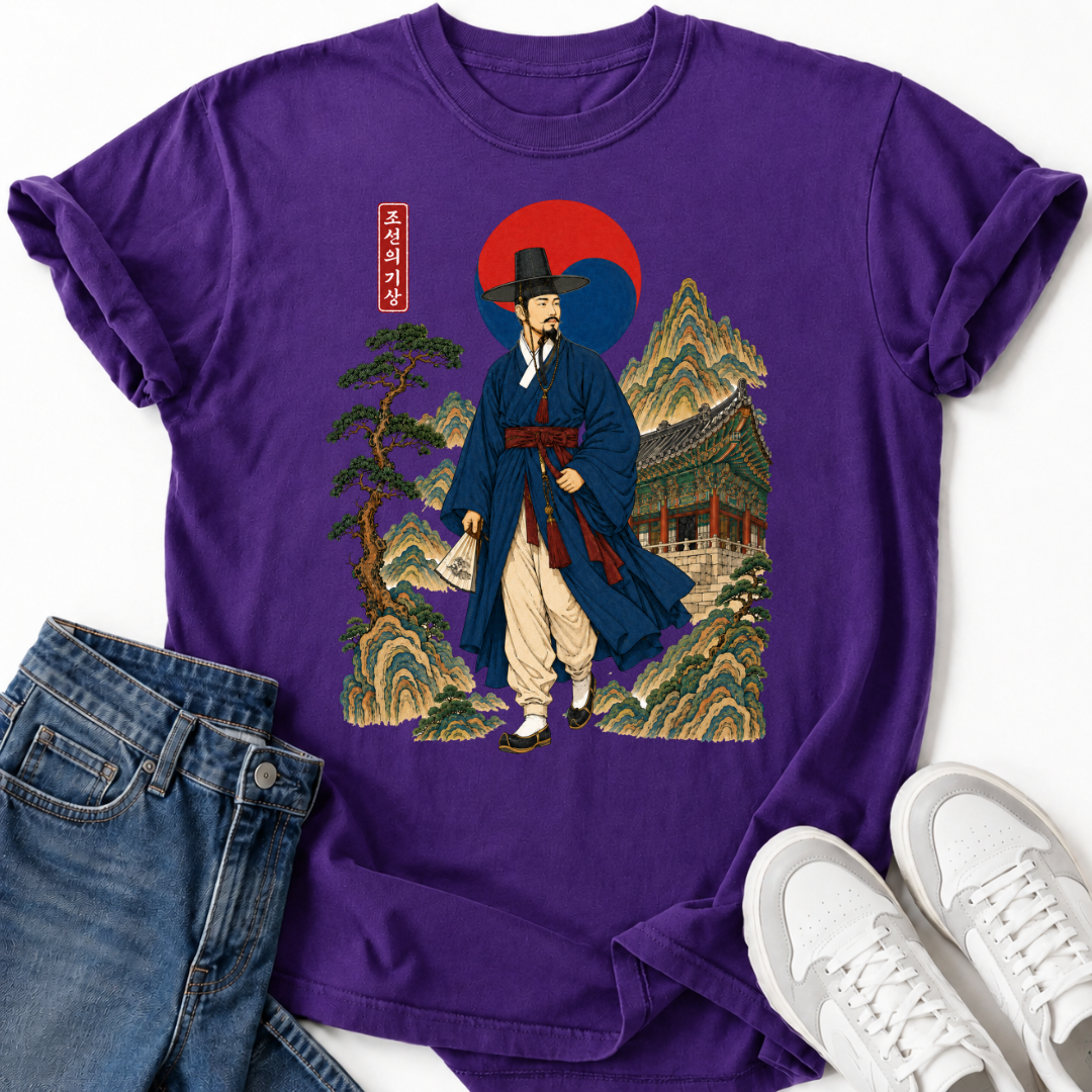 KOREAN HANBOK SCHOLAR T-SHIRT