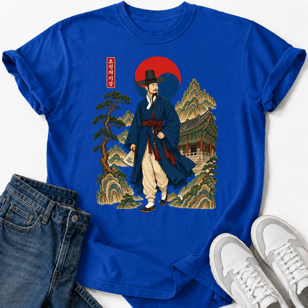 KOREAN HANBOK SCHOLAR T-SHIRT