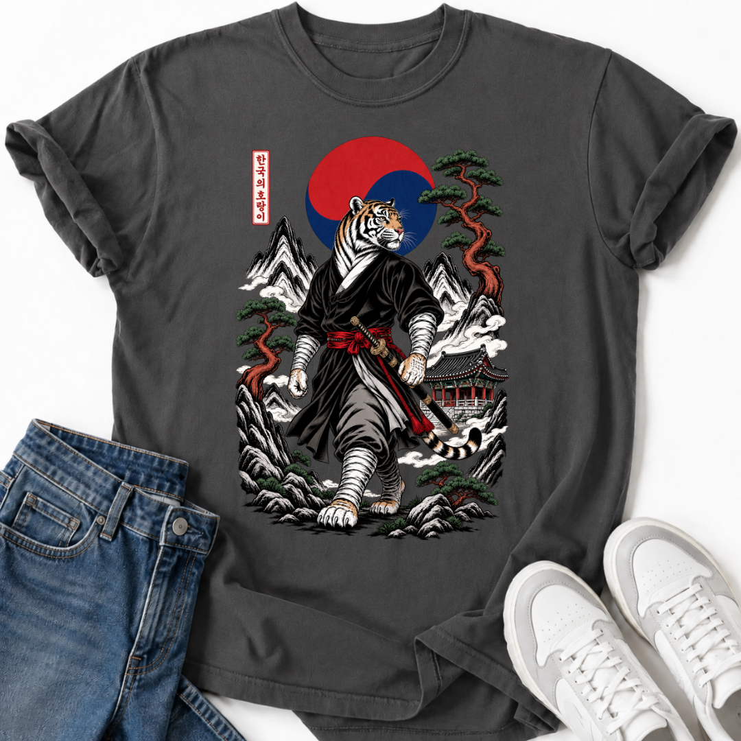 SAMURAI KOREAN TIGER T-SHIRT