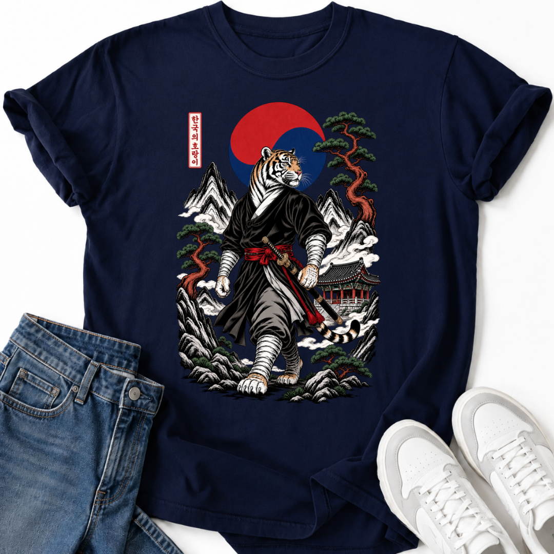 SAMURAI KOREAN TIGER T-SHIRT
