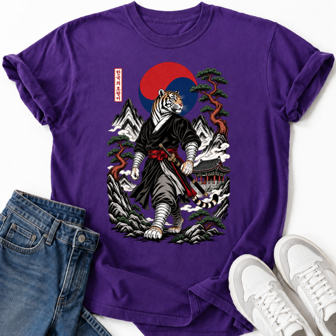 SAMURAI KOREAN TIGER T-SHIRT