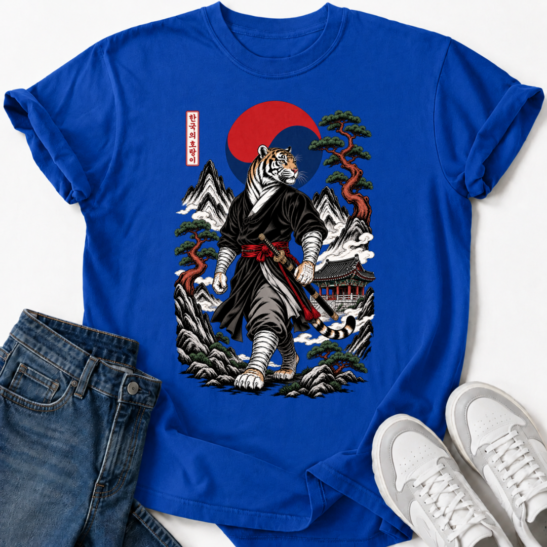 SAMURAI KOREAN TIGER T-SHIRT
