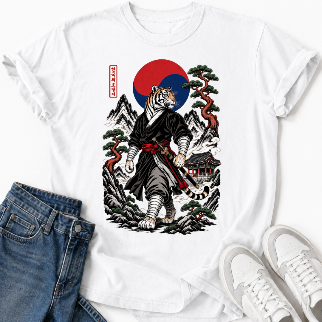 SAMURAI KOREAN TIGER T-SHIRT