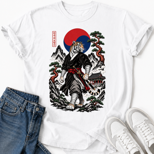 SAMURAI KOREAN TIGER T-SHIRT