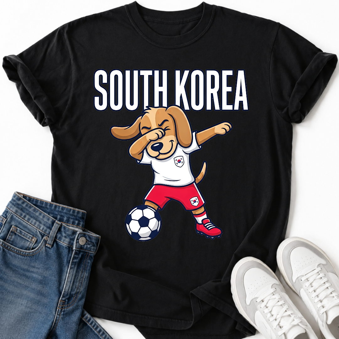 SOUTH KOREA DABBING DOG T-SHIRT