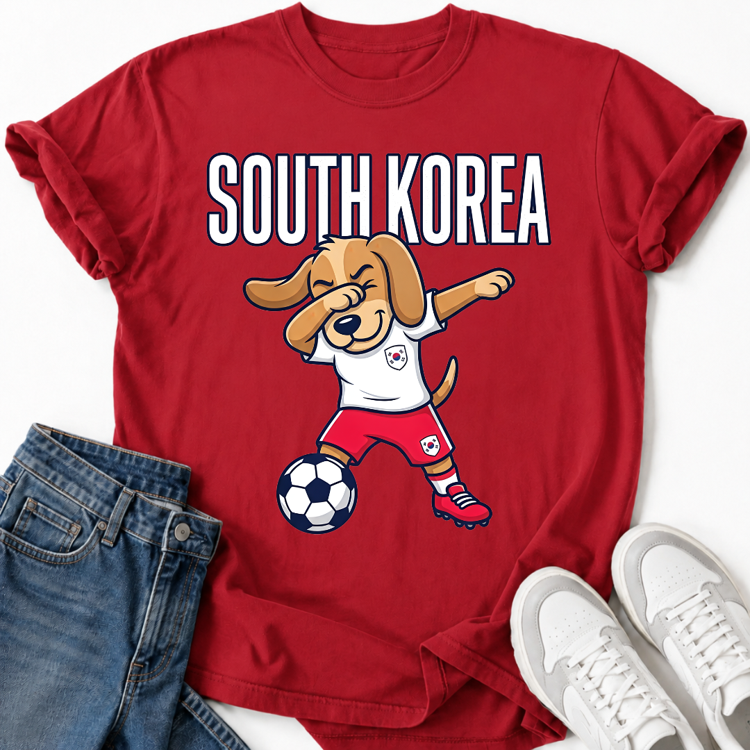 SOUTH KOREA DABBING DOG T-SHIRT