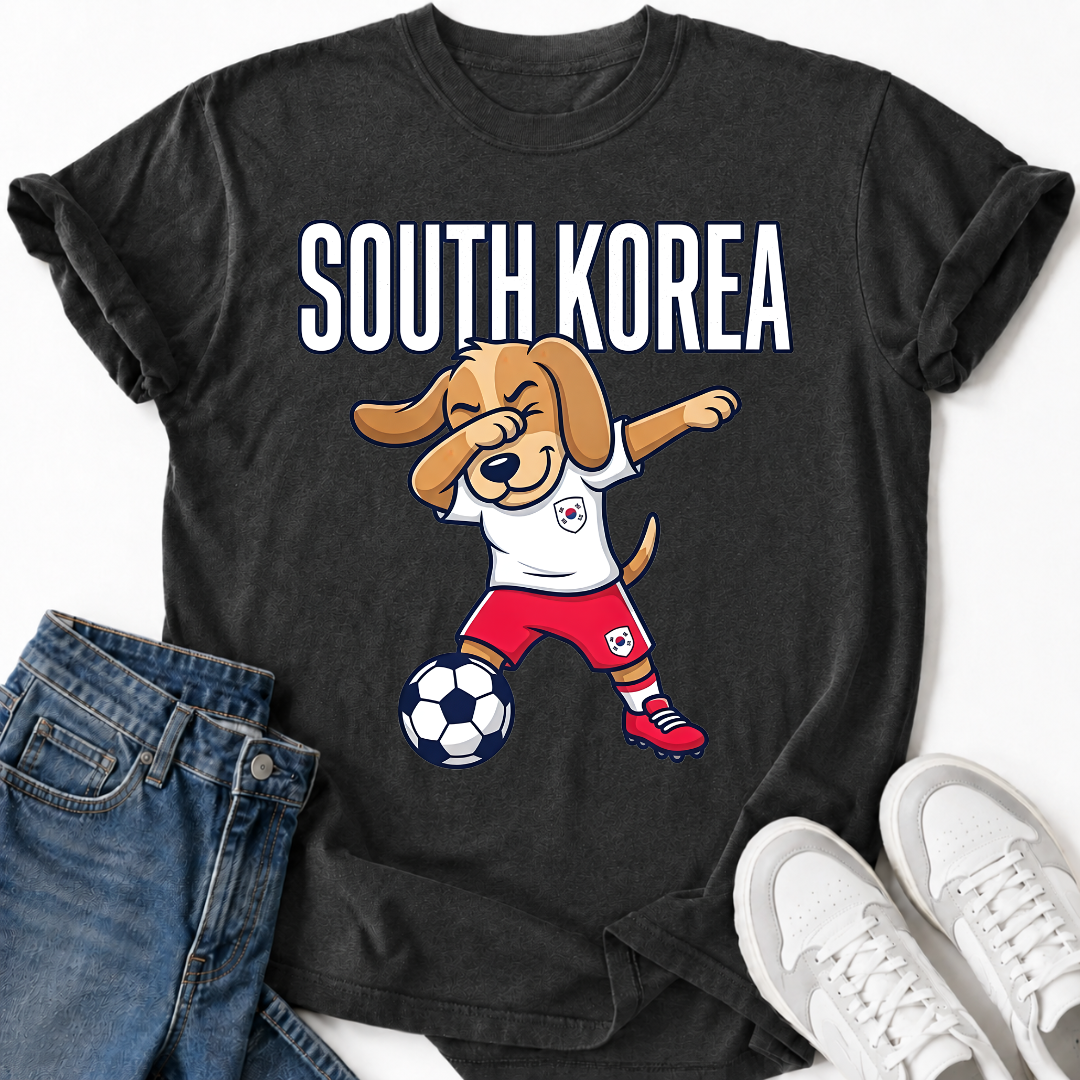 SOUTH KOREA DABBING DOG T-SHIRT