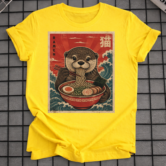 JAPANESE OTTER RAMEN T-SHIRT
