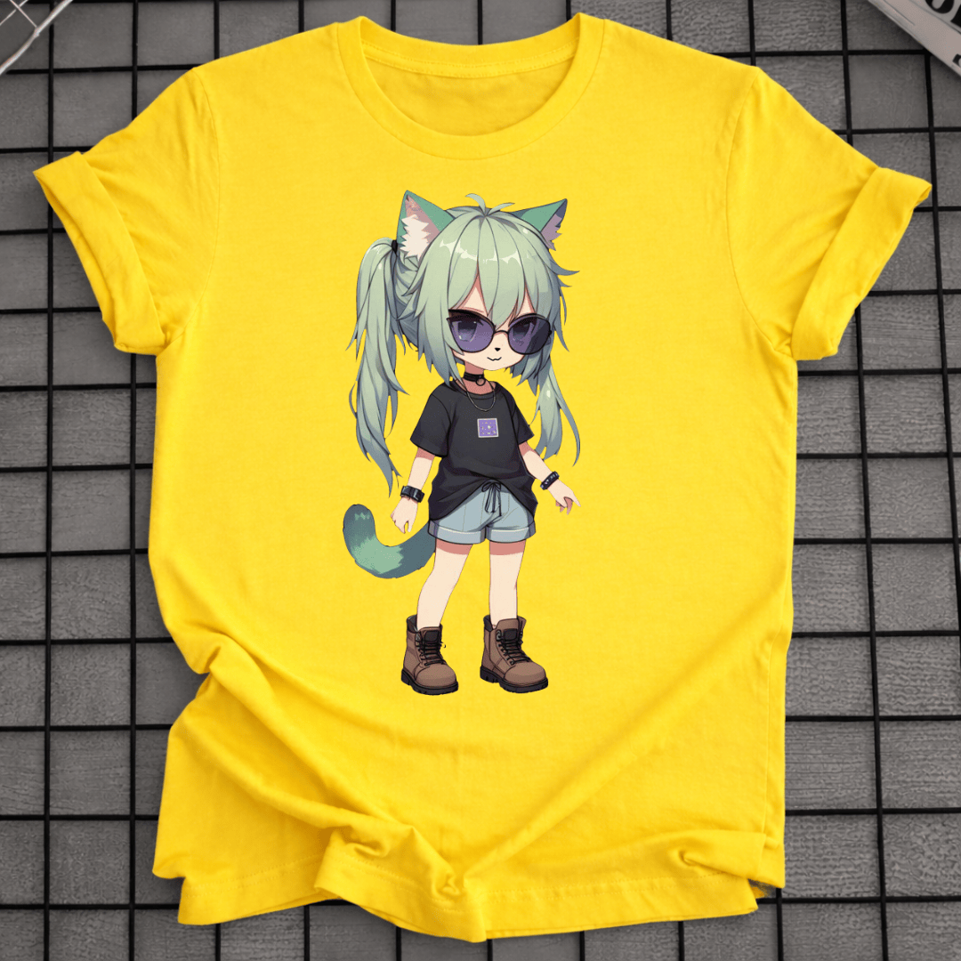 KAWAII KATZENMÄDCHEN T-SHIRT