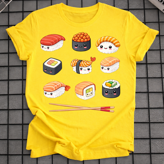 SUSHI CHARACTERS T-SHIRT