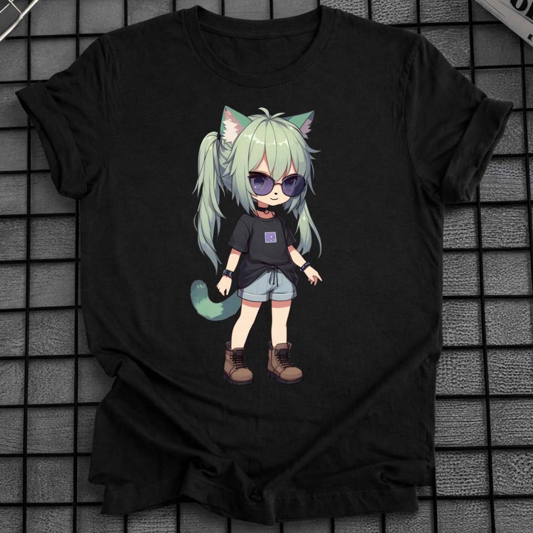 KAWAII KATZENMÄDCHEN T-SHIRT