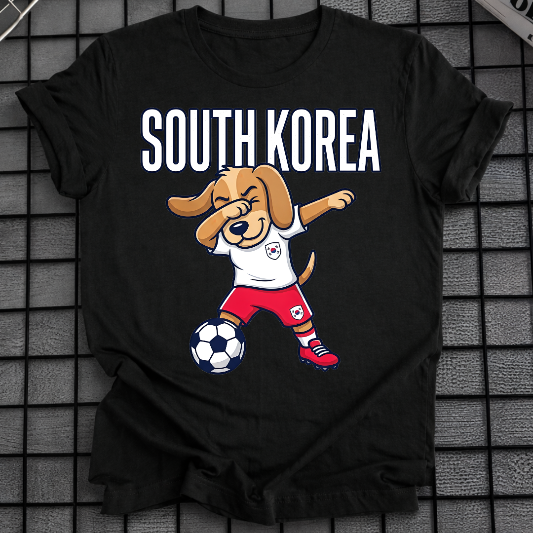 SOUTH KOREA DABBING DOG T-SHIRT