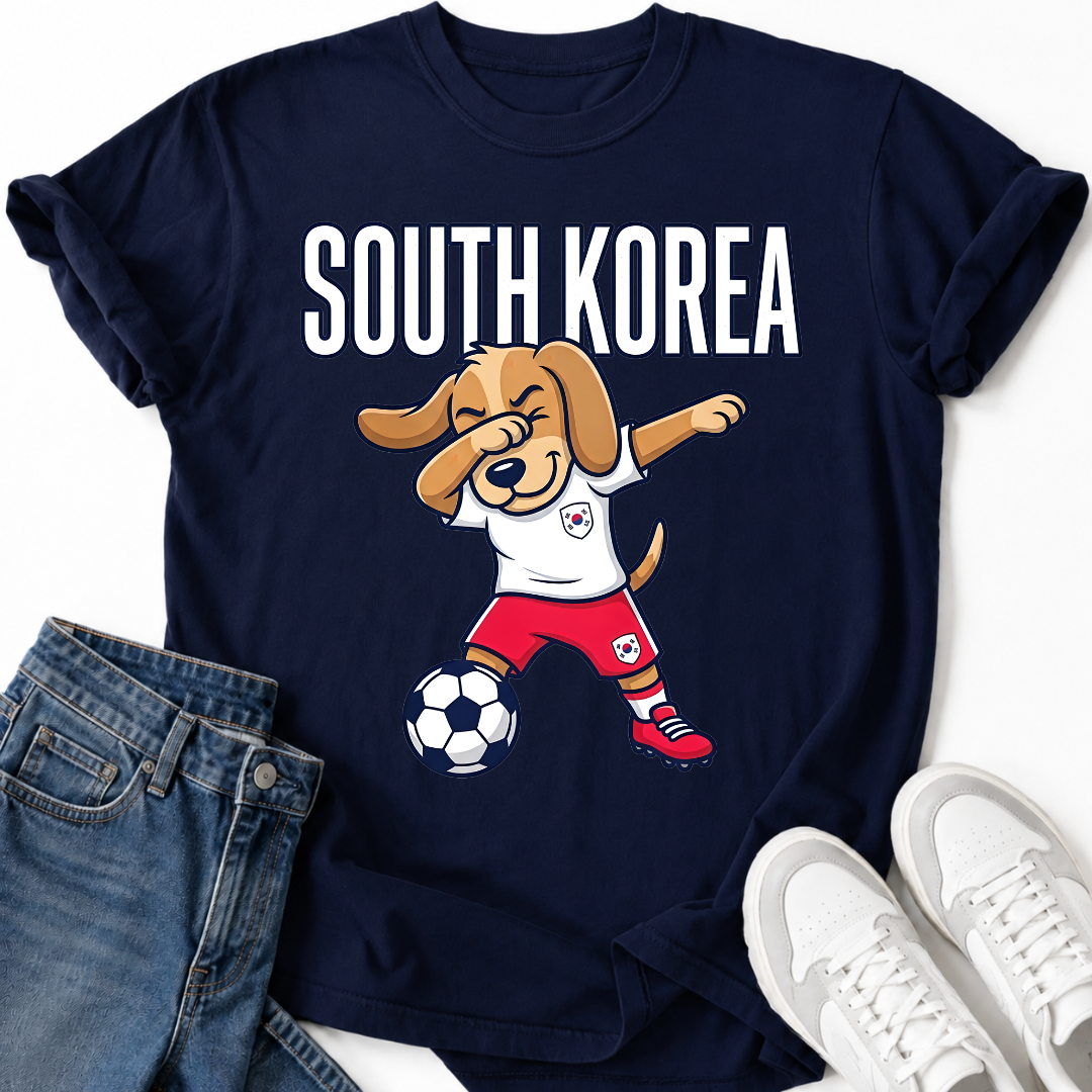 SOUTH KOREA DABBING DOG T-SHIRT