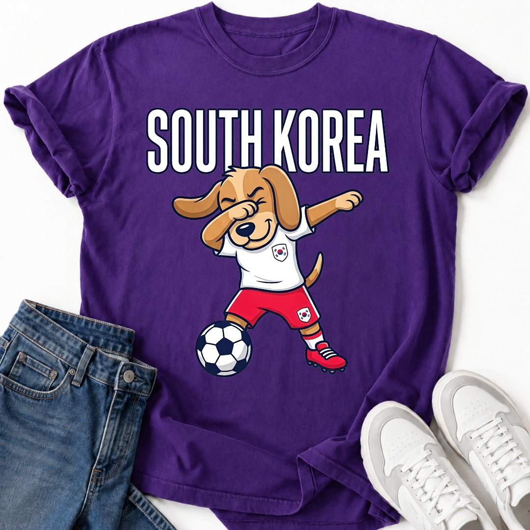 SOUTH KOREA DABBING DOG T-SHIRT