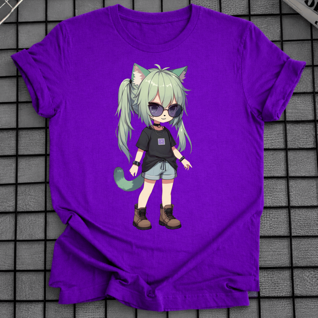 KAWAII KATZENMÄDCHEN T-SHIRT