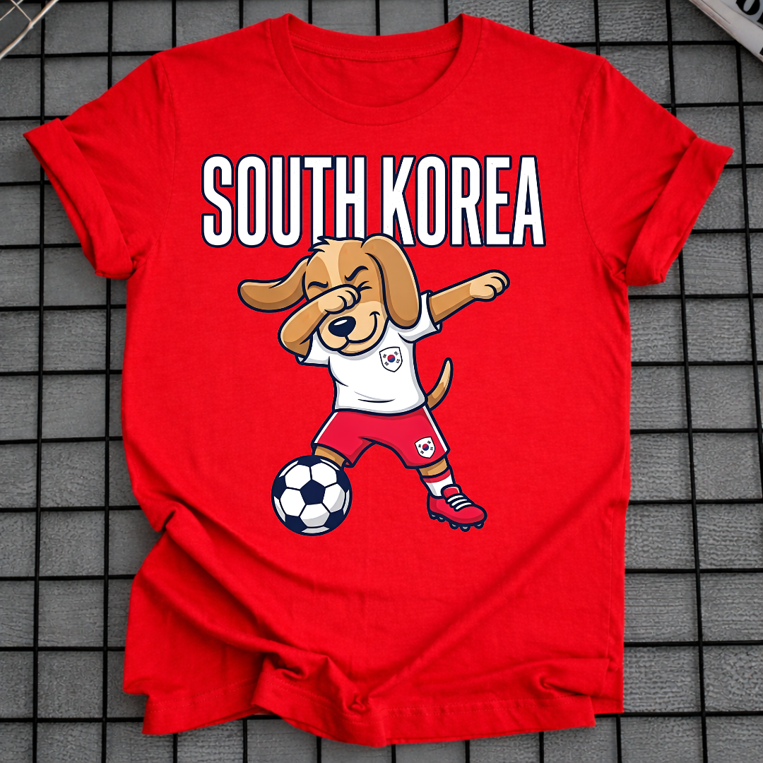 SOUTH KOREA DABBING DOG T-SHIRT