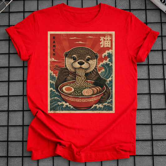 JAPANESE OTTER RAMEN T-SHIRT